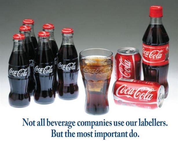 Etiquetado de palet Coca Cola
