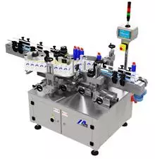 Sistema de etiquetado para productos cilíndricos: frascos, botellas, tarros, etc